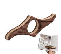 Anello da lettura per pollice - Porta libro in legno | Porta libro del pollice accessori da lettura portatile, porta pagina rustica per la casa, biblioteca, titolare della pagina di libro
