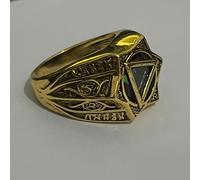 Anello da magico - Con squisiti motivi e misteriosi, realizzato in elegante materiale di rame, per l'uso , feste e per fidanzati o padri.