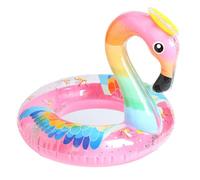 Anello Da Nuoto Infiammabile Fenicottero Per Bambini Pvc | materiale resistente ed ecologico, leggero da portare, si ripiega a piatto quando sgonfiato, pronto per parco acquatico e