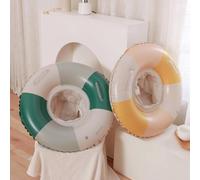 Anello da nuoto per bambini, mini piscina galleggiante, tubo gonfiabile, giocattolo acquatico colorato, accessorio per le vacanze estive, utilizzo in zone a paddle e piscine da giardino per la fiducia