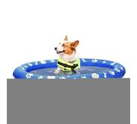 Anello da Nuoto per Piscina per Cani - Box Gonfiabile per Cani per Piscine - Giocattolo Acquatico per Nuoto per Animali Domestici di Tutte le Dimensioni Spiaggia Estiva all'aperto Lago Fiume Campeggio