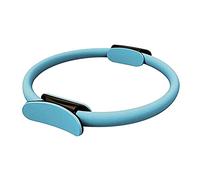Anello da pilates con doppia impugnatura, per esercizi di pilates, con doppia impugnatura, per yoga, fitness, per bruciare i grassi su braccia e cosce per aumentare la forza di uomini e donne (blu)