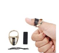 Anello da pollice in rame stile orientale 18-24 mm per arcieri tradizionali in cerca di protezione da disegno con archi in storico coreano cinese mongolo (20 mm)