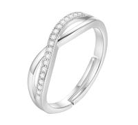 Anello da pollice per ragazze adolescenti con nodo creativo che simboleggia anello aperto moda ragazze gioielli taglia 4 anello, One Size, Metallo, Non pietra preziosa