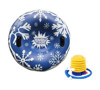 Anello da sci gonfiabile Tappeto volante Slitta leggera Slitta arrotolabile Può slittare Tappeto anello da sci per bambini Adulto Sport invernali all'aperto Sport invernali Anello da (Blue1, One Size)