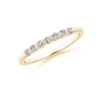 Anello da sposa ANGARA 0,2 ct galleggiante con sette pietre e diamanti...
