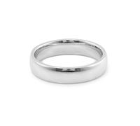 Anello da uomo, anello semplice e semplice, regalo per il 30° compleanno da uomo, 20 (19,1), Oro bianco 9 K, Senza Gemstone
