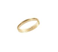 Anello da uomo di Daniel Wellington della collezione classic ring. Gioiello realizzato in acciaio di colore oro. Anello di misura 20 trendy cod. DW00400082