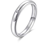 Anello Da Uomo Di S'Agapò Della Collezione For Love. Gioiello Realizzato In Acciaio Con Cristallo. Misura: 21. La Referenza È Sfv40B