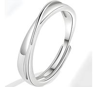 Anello da uomo EP - 38458 - Argento / Regolabile