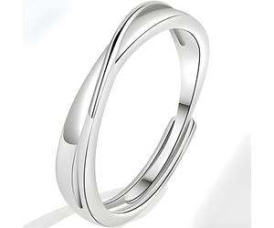 Anello da uomo EP-38458 - Argento / Regolabile