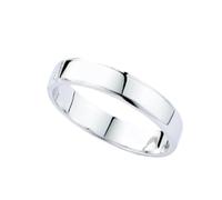 Anello da uomo in oro bianco e bianco, fedi nuziali in vero oro 750, anelli di fidanzamento, non si adatta a una gemma da 18 carati, per uomini, misura 13 (16,9)