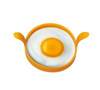 Anello Da Uova Fritte Stampo Pancake In Silicone Riutilizzabile Resistente | Anello Per Pancake Rotondo Cottura Colazione, Cucina , Campeggio, Sandwich Colazione Arancia