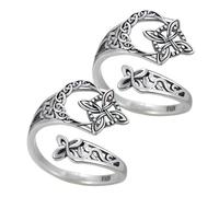 Anello da vintage bohémien, robusto ed elegante, con , aperto, funzionale, elegante, regolabile, per donne adulte, viaggi, campeggio, matrimoni, spostamenti quotidiani, multiuso, per