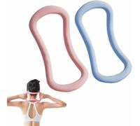Anello da yoga per polpaccio, design curvo del corpo umano, allevia la tensione muscolare, massaggia e rilassa i muscoli, migliora la forma del corpo, piccolo e portatile, adatto a tutte le età
