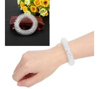 Anello D'argento per Massaggio Al Polso Sollievo Dal Dolore Digitopressione Bracciale per Massaggio Al Polso, Set di Massaggiatori per Bracciali Anelli per Dita Sensoriali Appuntiti per Massaggio Al P