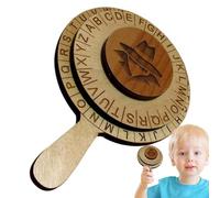 Anello decodificatore Cipher Wheel - Strumento di codifica dei messaggi segreti per giochi puzzle | Disco alfabetico rotante per attività di decifrazione di codici, gadget di apprendimento amichevole