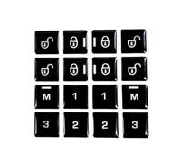 Anello Decorativo Aria Condizionata Auto Per Range Per Rover Per Sport L494 Per Vogue L405 Per Discovery 5 Cover Nera Per Pulsanti Adesivi Per Auto Tuning Serratura Porta(Door lock)