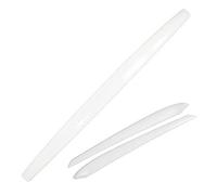 Anello Decorativo Aria Condizionata Auto Per Tesla Per Model 3 Y 2021 2022 2023 Modanature Interne Cruscotto Inserti In Legno Per Porte Pannello Decorativo Adesivi Per Lo Stile( Pearl White)