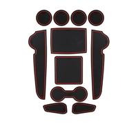 Anello Decorativo Aria Condizionata Auto Per Toyota Per Corolla Per Cross Per XG10 2021 2022 2023 Cuscinetto Gomma Scanalatura Porta Antipolvere Interno Modanatura Interni Auto(Red)