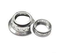Anello decorativo su misura per DAIWA per TATULA 22 70 e per STEEZ 17 ATW Baitcaster mulinelli (grigio chiaro)