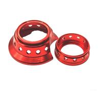 Anello decorativo su misura per DAIWA per TATULA 22 70 e per STEEZ 17 ATW Baitcaster mulinelli (rosso)