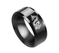 Anello del Drago in Acciaio Inossidabile Anello del Drago in Acciaio Inossidabile Gioielli da Uomo Fede Nuziale Anello Maschile per Gli amantiDurability