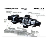 Anello del mozzo Fast Forward FFWD Hub Noir
