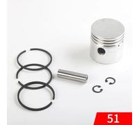 anello del pistone del cilindro pneumatico Kit pistone e anelli for compressore d'aria efficiente/Adatto for funzionalità ottimale della pompa dell'aria 42 mm/47 mm/48 mm/51 mm/65 mm/70 mm/80 mm/90