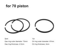 Anello del pistone Il set di fasce elastiche for compressore d'aria include diverse opzioni/adatto for una tenuta efficace su cilindri da 55 mm a 95 mm come for FS100 anello del pistone del cilindro p