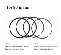 Anello del pistone Il set di fasce elastiche for compressore d'aria include diverse opzioni/adatto for una tenuta efficace su cilindri da 55 mm a 95 mm come for FS100 anello del pistone del cilindro p
