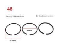 Anello del pistone Set di fasce elastiche for compressore d'aria efficiente, perfette for cilindri da 42 mm, 47 mm, 48 mm, 51 mm, 52 mm, 65 mm, 90 mm, 95 mm e 100 mm. anello del pistone del cilindro p