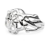 Anello del Signore degli Anelli, Nenya Galadriel, in argento Sterling, misura 9,75