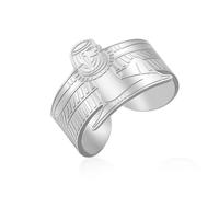 Anello della dea egizia Iside per donne e uomini anello a fascia con dea alata in acciaio inossidabile anello di tendenza simbolo dell’antico Egitto amuleto di protezione gioiello mitologico regalo