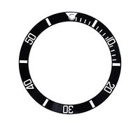 Anello Della Lunetta Dell'orologio, Orologi Bezel Inserto in Ceramica Adatta per Date Display Watch Wrist Replacement Parts Orologio Da Polso Dell'orologio Parte Per La Sostituzione(Nero)