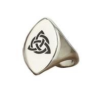 anello della Santissima Trinità a forma di marquise | argento sterling 925 placcato argento | gioielli da regalo, anelli con sigillo in stile vintage, gioielli fatti a mano | LK_PDR_01357_10.5