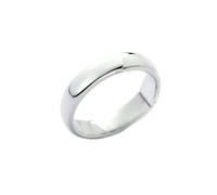 Anello dell'amicizia in argento, stile minimalista, con anello di diamanti da 0,3 carati, per donna e semplice anello da uomo Pt950 e oro bianco, 70 (22.3), Pt950, Senza Gemstone