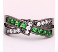 Anello DI-2320 - Nero / Verde / 49,3mm