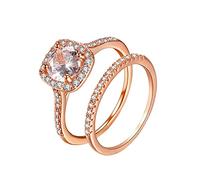 Anello Di Allarme Kit Da 10 Pezzi Donne in oro con strass due gioielli 6-10 anelli anelli rosa pezzi anelli bianchi da sposa Anelli Di Agitazione per Gli Uomini