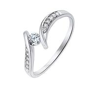 Anello di ansia per ragazze e donne, anelli di fidanzamento per tutte le donne, gioielli alla moda, 6, Metallo, Non pietra preziosa