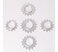 Anello di bloccaggio e ingranaggio fisso per bici da pista, materiale in acciaio, compatibile con catena 1/8, misure 13T, 14T, 18T, adatto per vari mozzi da pista (13T)