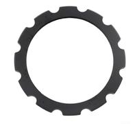 Anello di bloccaggio per corona ROTOR 3D 3D + 3DF BB30 guarniture 7075 in lega di alluminio, dado per corona per bicicletta, leggero, 4 g, nero, parte di ricambio per componenti bici da strada MTB