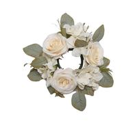 Anello di candela ghirlanda di rosa fiore per l'impegno di San