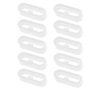Anello di chiusura Garmin, passante per cinturino per orologio, compatibile con Garmin Vivoactive 3 e Music, in silicone sicuro, bianco, 20 mm