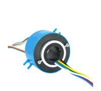 Anello di contatto conduttivo Connettore elettrico ad anello rotante conduttivo con foro passante ID 20 mm OD56 mm 6/12 CH 10 A(20X56mm 6CH 10A)