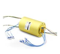 Anello di contatto Ethernet a 2 canali 1000M 38 Foro da 1 mm for anello conduttivo di collettore di cavi di rete(2Ch Net 8 Ch Pwr)