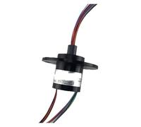 Anello di contatto miniaturizzato Anello collettore conduttivo 12 circuiti 2A diametro esterno 22mm spazzola ad anello collettore adatta for apparecchiature rotanti a 360 gradi(12circuit 22mm E-)