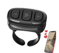 Anello di controllo remoto di -Controller multimediale indossabile per musica e fotocamera, anello intelligente a mani libere | Design elegante minimalista, ideale per l'uso di viag