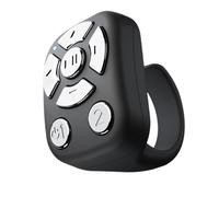 Anello di controllo remoto, Scorrimento per le dita del voltagine, ricaricabile di tipo C, clicker multifunzione per leggere o guardare video
