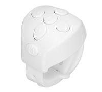 Anello di Controllo Remotoper Selfie, Pulsante di Scatto della Fotocamera, Connessione5.1, Dimensioni Regolabili, perper IOS (Bianco)